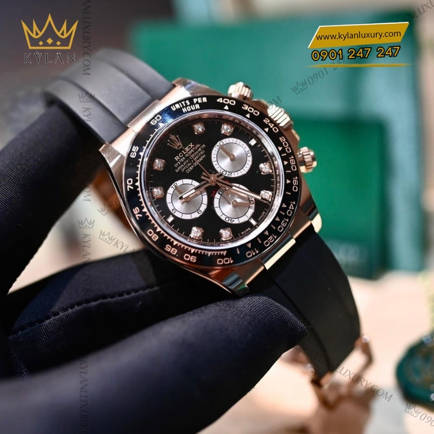 Kỳ Lân Luxury dong ho rolex cosmograph daytona 126515ln 0004 coc so kim cuong 3 Đồng hồ Rolex Cosmograph Daytona 126515LN-0004 cọc số kim cương