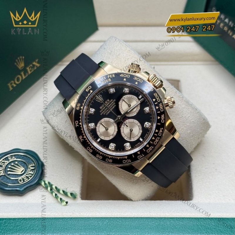 Đồng hồ Rolex Cosmograph Daytona mặt đen phối vàng 126518LN-0006