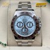 Đồng hồ Rolex Cosmograph Daytona mặt ice blue cọc dạ quang 126506-0001