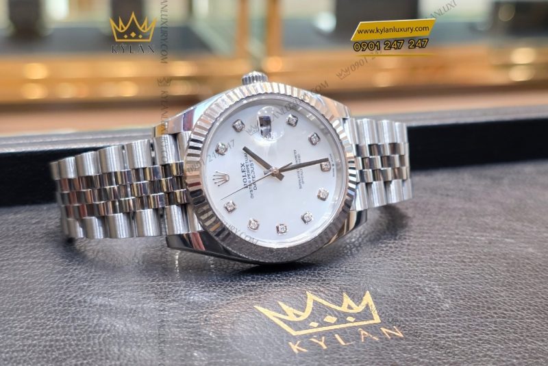 Đồng hồ Rolex Datejust 41 mặt khảm trai 126334-0020