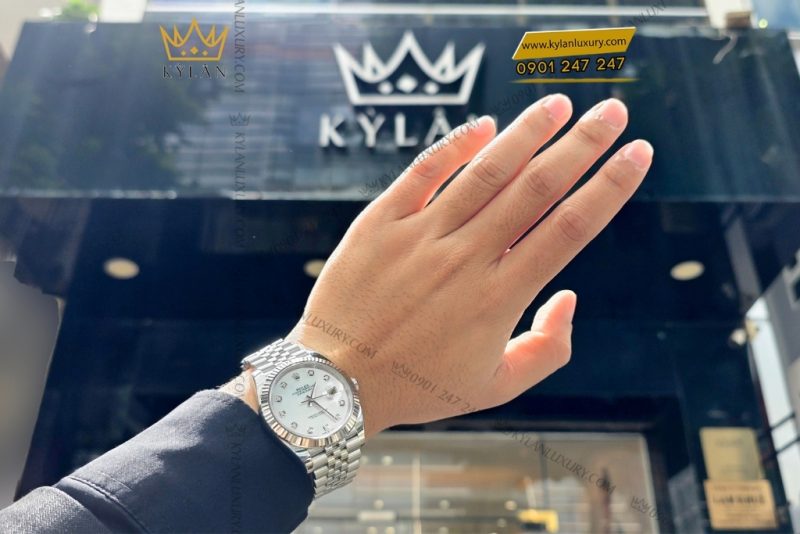 Đồng hồ Rolex Datejust 41 mặt khảm trai 126334-0020