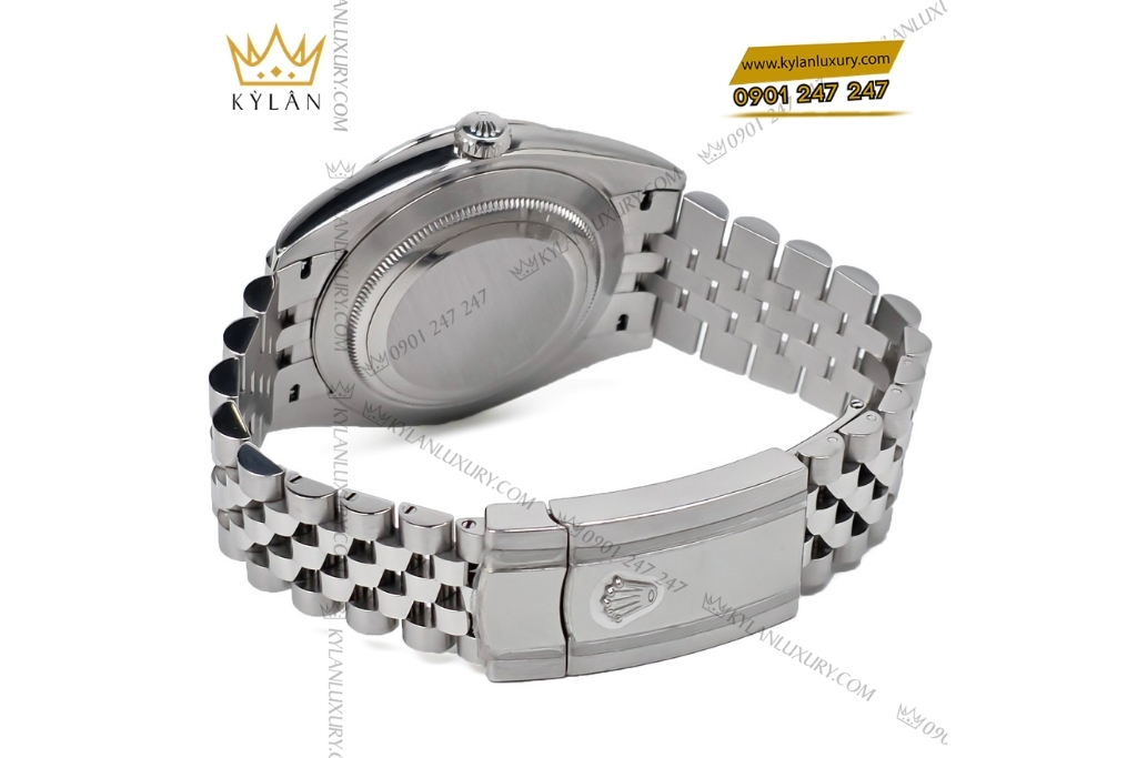 Kỳ Lân Luxury dong ho rolex datejust 126334 mother of pearl mat kham trai 6 Đồng hồ Rolex Datejust 41 mặt khảm trai 126334-0020