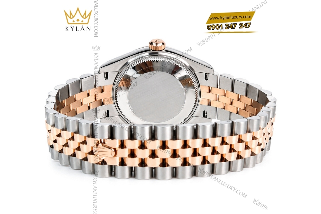 Kỳ Lân Luxury dong ho rolex datejust 278271 0026 mat so vo trai trang 11 Đồng hồ Rolex Datejust 31 mặt số xà cừ 278271-0026