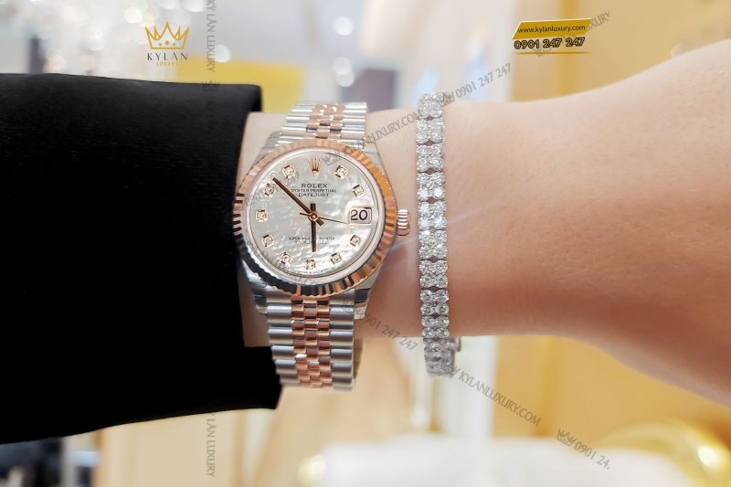 Đồng hồ Rolex Datejust 31 mặt số xà cừ 278271-0026