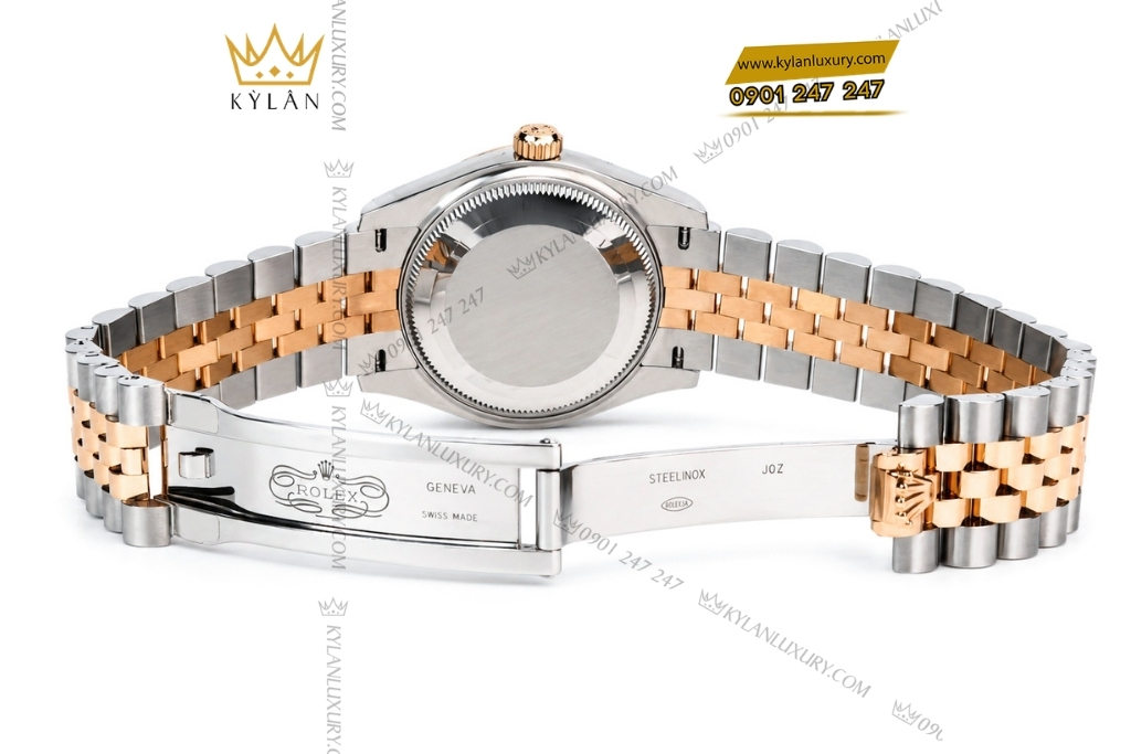 Kỳ Lân Luxury dong ho rolex datejust 278271 0026 mat so vo trai trang 9 Đồng hồ Rolex Datejust 31 mặt số xà cừ 278271-0026