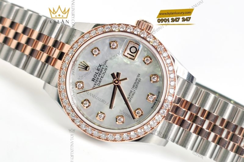Đồng hồ Rolex Datejust 31 278381RBR-0026 mặt khảm trai