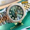 Đồng hồ Rolex Datejust 31 olive vành kim cương 278383RBR-0030
