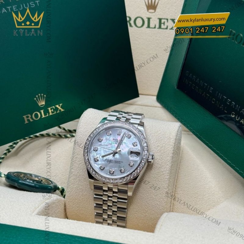 Đồng hồ Rolex Datejust 31 mặt khảm trai 278384RBR-0008