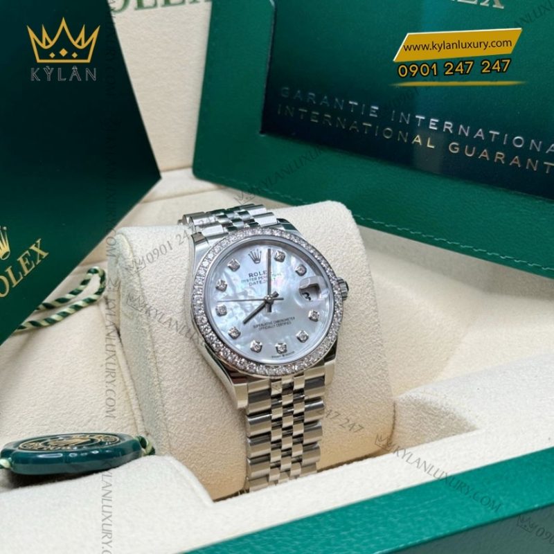 Đồng hồ Rolex Datejust 31 mặt khảm trai 278384RBR-0008