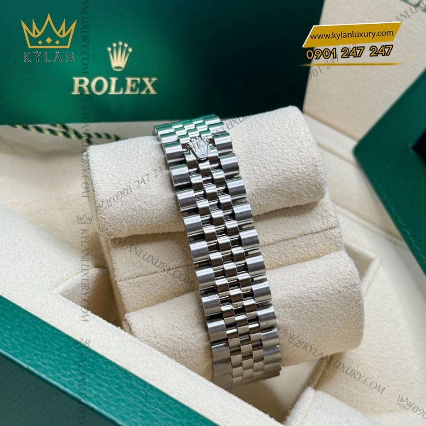 Kỳ Lân Luxury dong ho rolex datejust 31 278384rbr 0008 mother of pearl mat kham trai 9 Đồng hồ Rolex Datejust 31 mặt khảm trai 278384RBR-0008