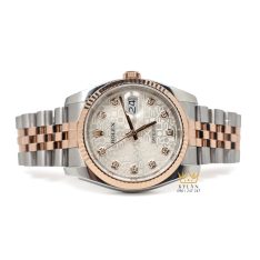 Đồng hồ Rolex Datejust 36 mặt số vi tính trắng 116231-0059