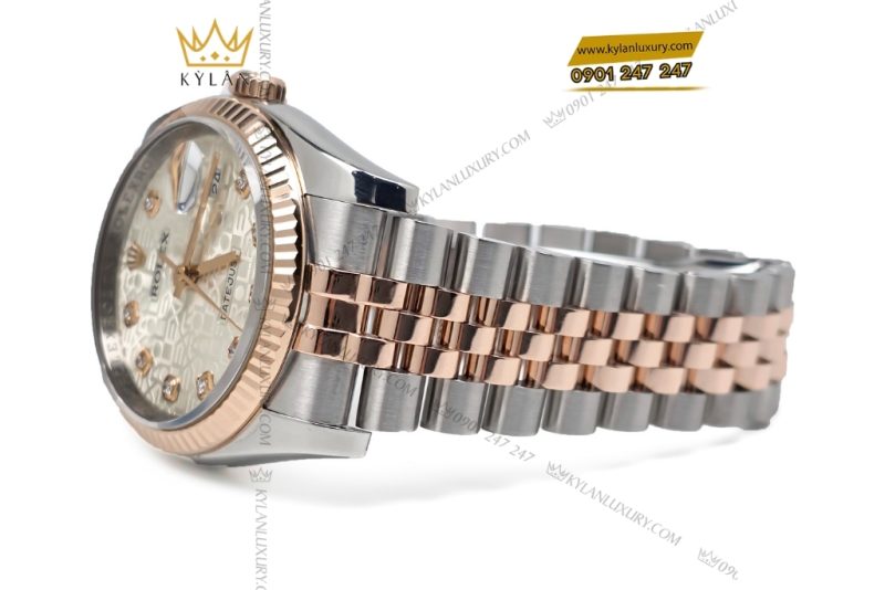 Đồng hồ Rolex Datejust 36 mặt số vi tính trắng 116231-0059