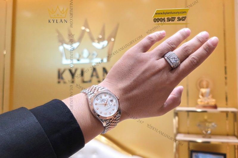 Đồng hồ Rolex Datejust 36 126231-0021 mặt khảm trai