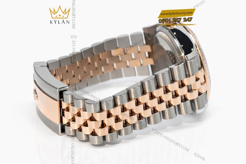 Kỳ Lân Luxury dong ho rolex datejust 36 126231 0021 5 Đồng hồ Rolex Datejust 36 126231-0021 mặt khảm trai