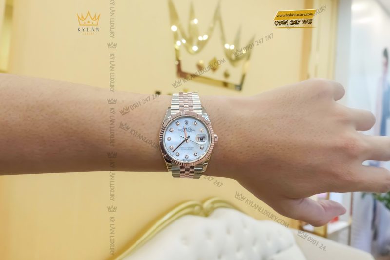 Đồng hồ Rolex Datejust 36 126231-0021 mặt khảm trai