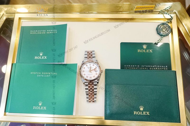 Đồng hồ Rolex Datejust 36 126231-0021 mặt khảm trai
