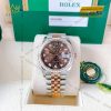 Đồng hồ Rolex Datejust 36 mặt vi tính nâu 126281RBR-0013