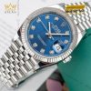 Đồng hồ Rolex Datejust 36 Xanh Navy Cọc Số Kim Cương 126234-0037