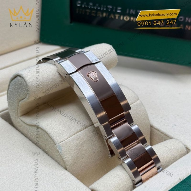 Đồng hồ Rolex Datejust 41 mặt số chocolate kim cương 126331-0003