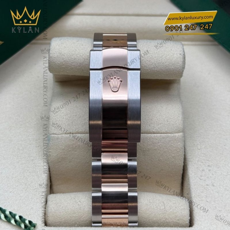 Đồng hồ Rolex Datejust 41 mặt số chocolate kim cương 126331-0003