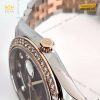 Đồng hồ Rolex Datejust 41 126331 mặt Chocolate vành bezel custom kim cương