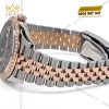 Đồng hồ Rolex Datejust 41 126331 mặt Chocolate vành bezel custom kim cương