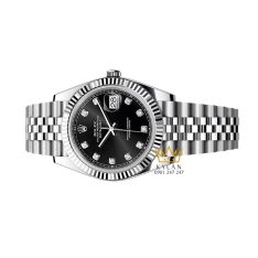 Đồng hồ Rolex Datejust 41 126334-0012 mặt số đen