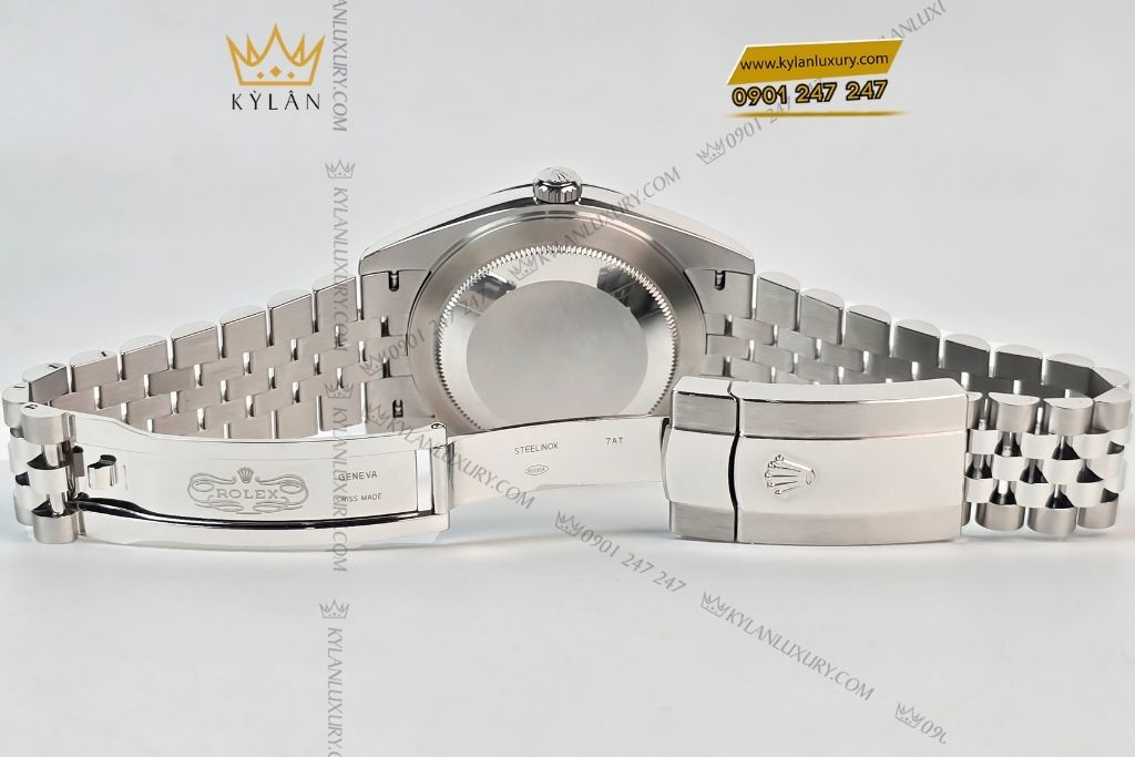 Kỳ Lân Luxury dong ho rolex datejust 41 126334 mat so den 2 2 Đồng hồ Rolex Datejust 41 126334-0012 mặt số đen