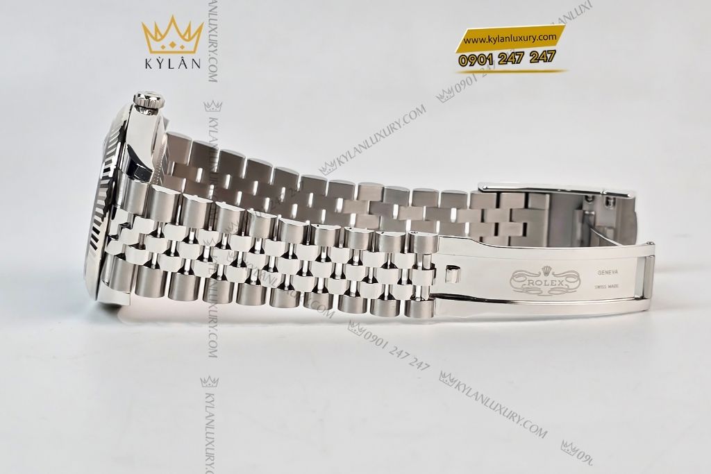 Kỳ Lân Luxury dong ho rolex datejust 41 126334 mat so den 5 1 Đồng hồ Rolex Datejust 41 126334-0012 mặt số đen