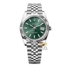 Đồng hồ Rolex Datejust 41 126334-0028 mặt số màu xanh lá