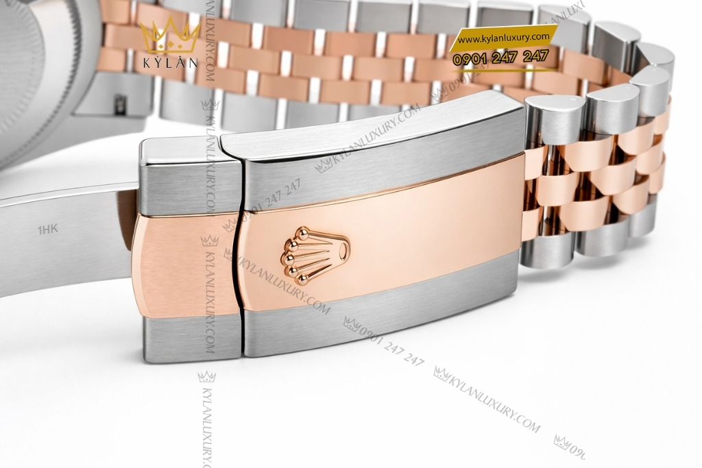 Kỳ Lân Luxury dong ho rolex datejust m126231 0043 2 Đồng hồ Rolex Datejust 36 chocolate cọc dạ quang 126231-0043
