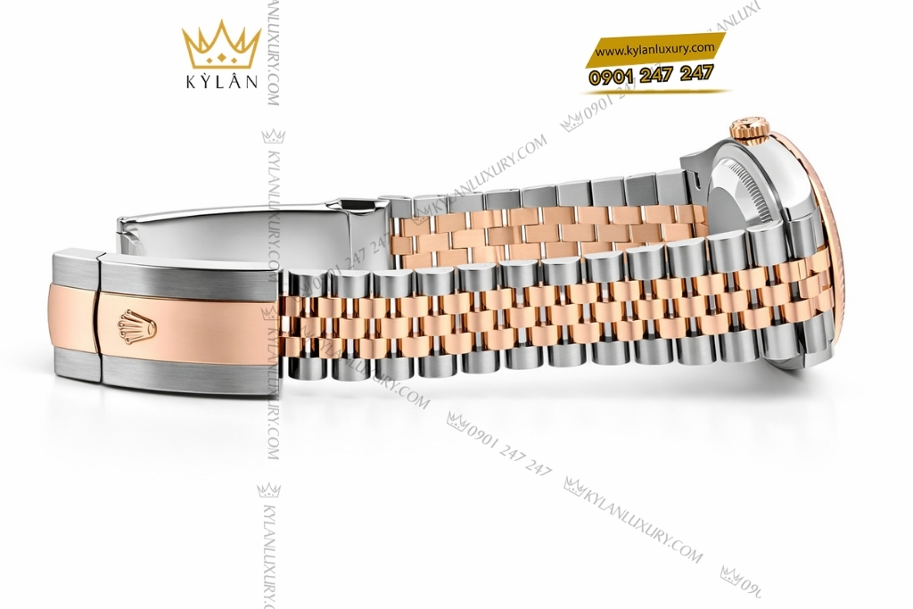 Kỳ Lân Luxury dong ho rolex datejust m126231 0043 7 Đồng hồ Rolex Datejust 36 mặt Chocolate 126231-0043