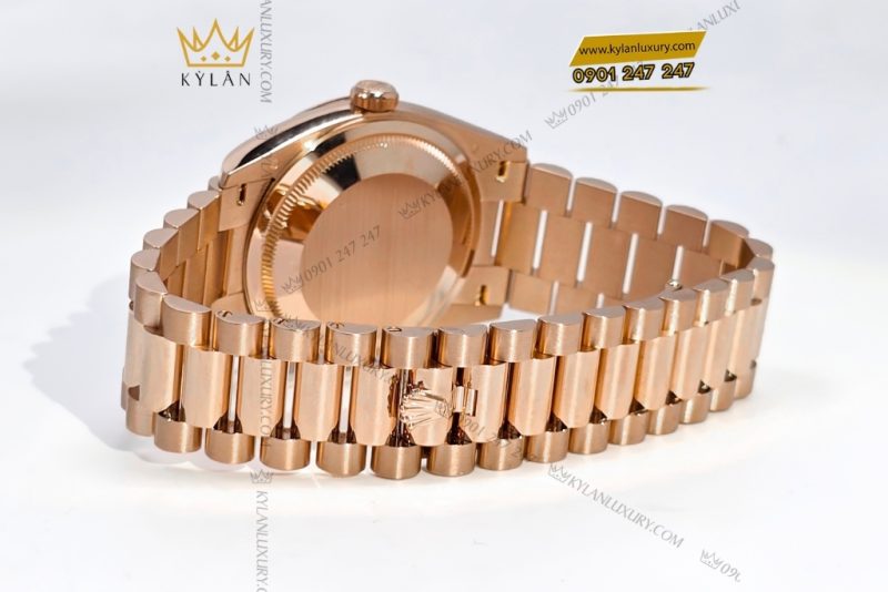 Đồng hồ Rolex Day Date 36 xanh lục lam 128235-0085