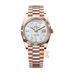 Đồng hồ Rolex Day-Date 40 mặt khảm trai 228235-0056