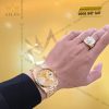 Đồng hồ Rolex Day-Date 40 228238-0005 mặt champagne nạm kim cương