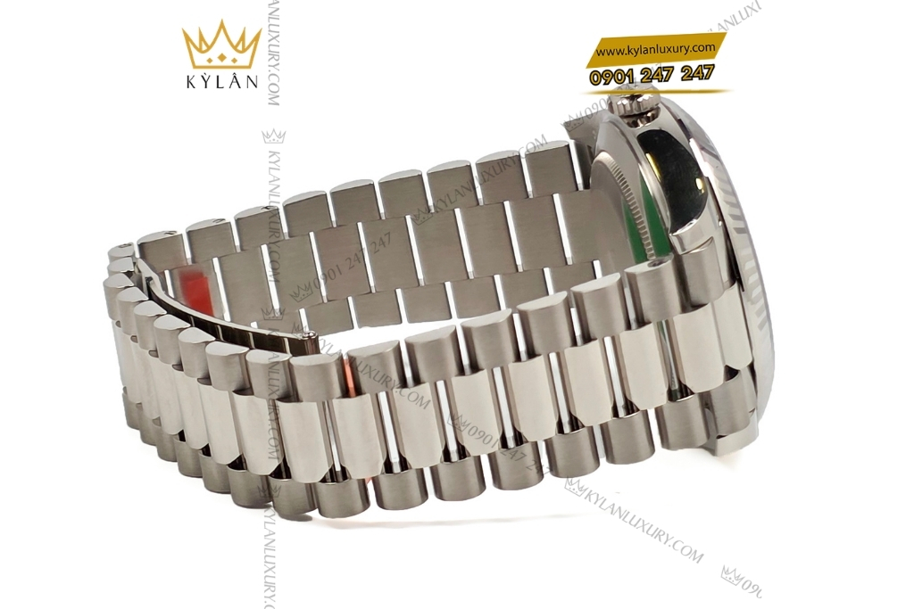 Kỳ Lân Luxury dong ho rolex day date 40 228239 0055 mat so da thien thach 11 1 Đồng hồ Rolex Day Date 40 mặt số thiên thạch 228239-0055