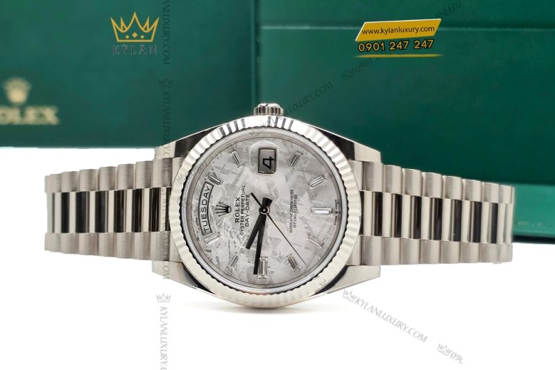 Đồng hồ Rolex Day Date 40 mặt số thiên thạch 228239-0055