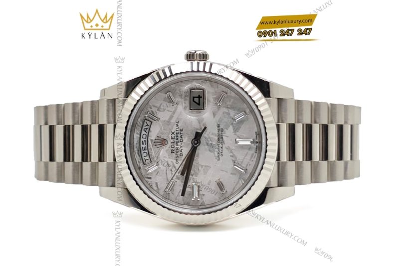 Đồng hồ Rolex Day Date 40 mặt số thiên thạch 228239-0055