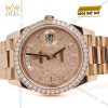 Đồng hồ Rolex Day Date 40 mặt số kim cương 228345RBR-0002