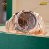 Đồng hồ Rolex Day Date 40 chocolate cọc La Mã 228235-0002