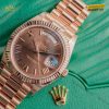 Đồng hồ Rolex Day Date 40 chocolate cọc La Mã 228235-0002