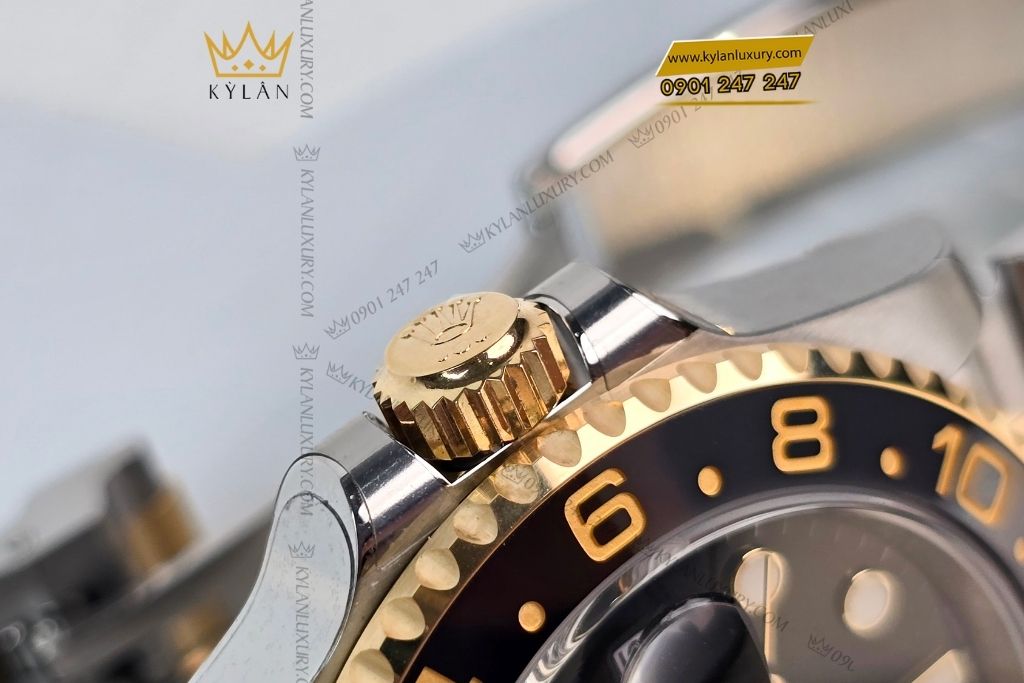 Kỳ Lân Luxury dong ho rolex gmt master ii 126713grnr mat so den 10 Đồng hồ Rolex GMT-Master II 126713GRNR-0001 mặt số đen