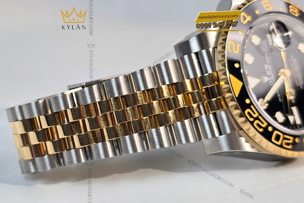 Kỳ Lân Luxury dong ho rolex gmt master ii 126713grnr mat so den 11 Đồng hồ Rolex GMT-Master II 126713GRNR-0001 mặt số đen