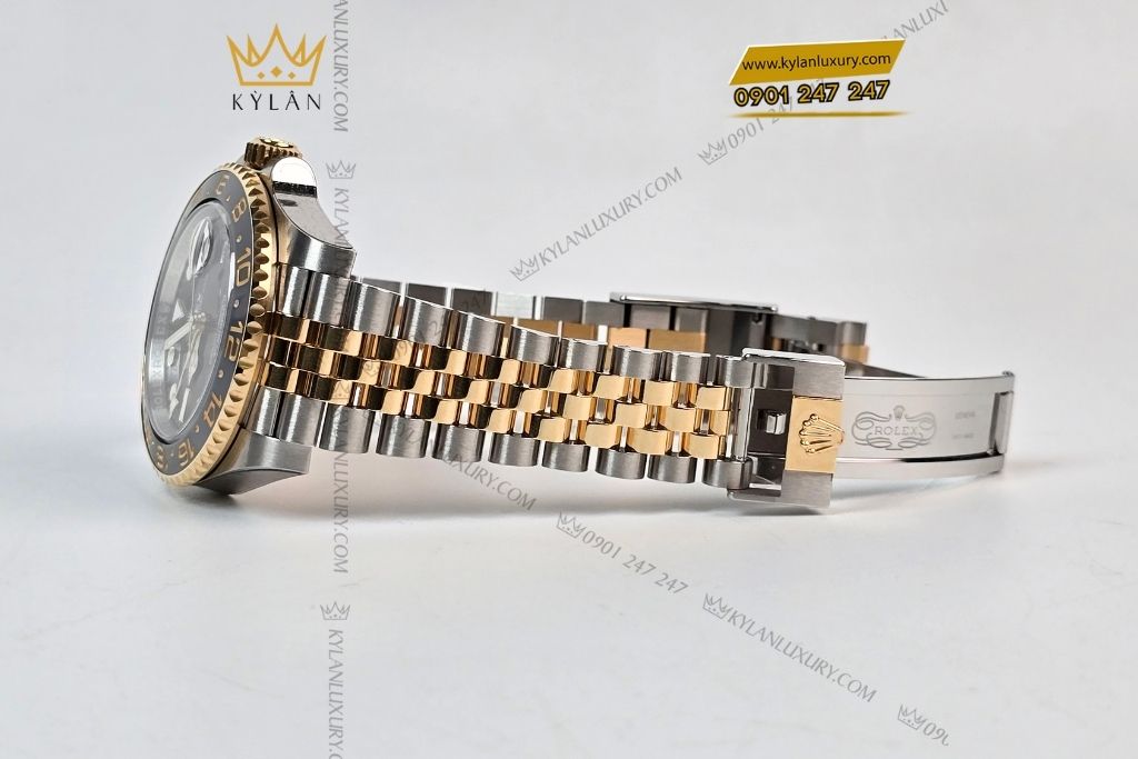 Kỳ Lân Luxury dong ho rolex gmt master ii 126713grnr mat so den 13 Đồng hồ Rolex GMT-Master II 126713GRNR-0001 mặt số đen