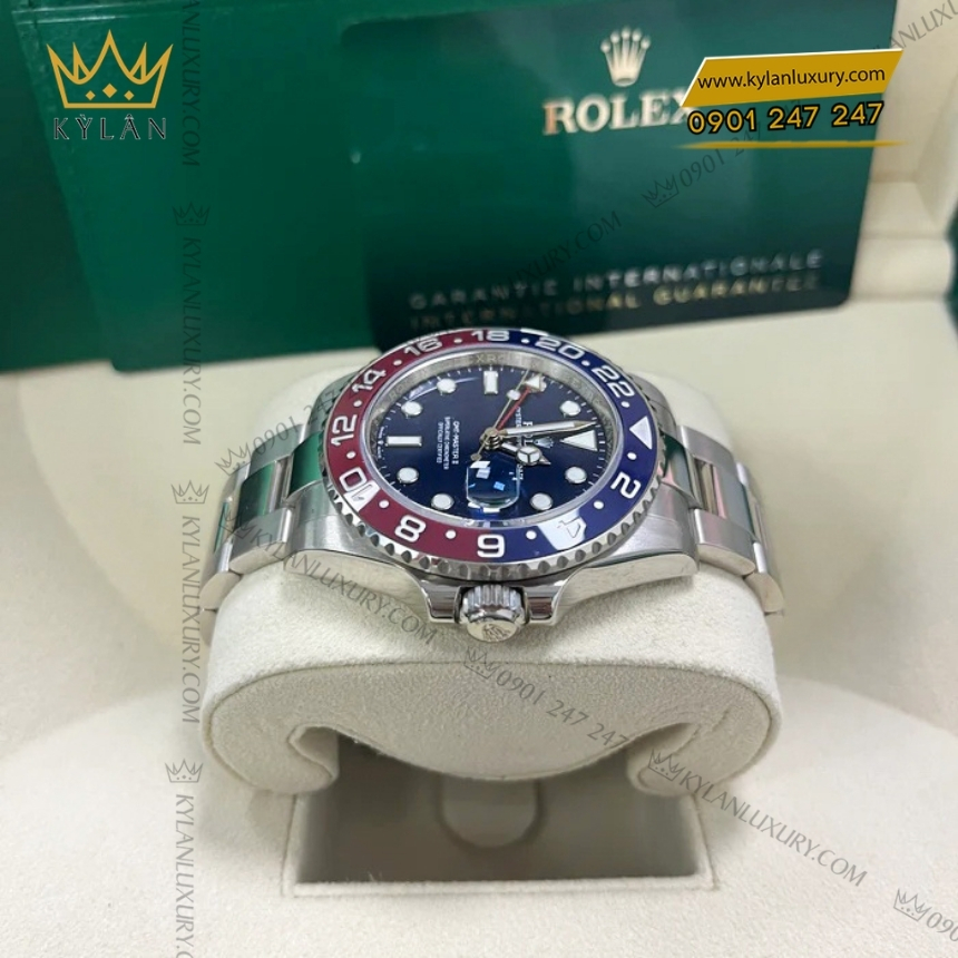 Kỳ Lân Luxury dong ho rolex gmt master ii 126719blro 0003 pepsi oyster 7 Đồng hồ Rolex GMT Master II 126719BLRO-0003 Pepsi Oyster