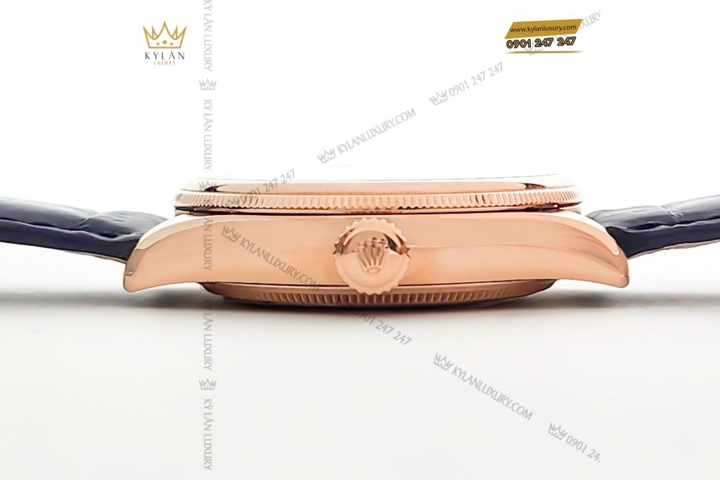 Kỳ Lân Luxury dong ho rolex oyster cellini date 39mm 50515 002 6 Đồng hồ Rolex Cellini Date 50515-002 mặt số đen 39mm