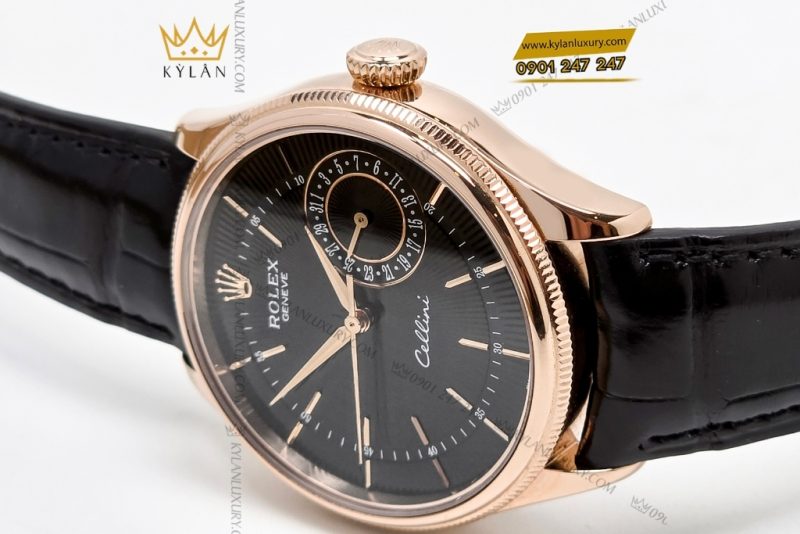 Đồng hồ Rolex Cellini Date 50515-002 mặt số đen 39mm