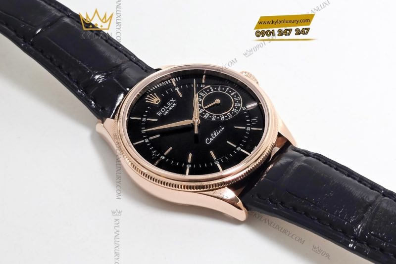 Đồng hồ Rolex Cellini Date 50515-002 mặt số đen 39mm