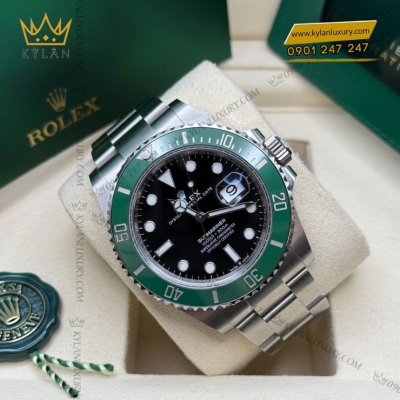 Đồng hồ Rolex Submariner Date 126610LV-0002 mặt số đen cọc số phát quang