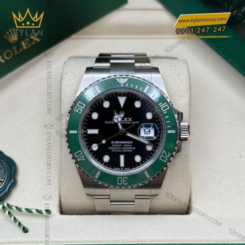 Đồng hồ Rolex Submariner Date 126610LV-0002 mặt số đen cọc số phát quang